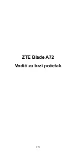 Preview for 173 page of Zte Blade A72 Quick Start Manual