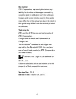 Preview for 6 page of Zte BLADE V LITE Quick Start Manual