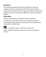 Preview for 3 page of Zte Cymbal 2 User Manual