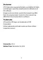 Preview for 3 page of Zte Gizmowatch User Manual