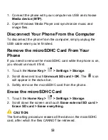 Preview for 58 page of Zte Imperial II User Manual