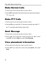 Preview for 62 page of Zte J G682 User Manual