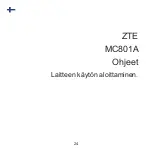 Preview for 26 page of Zte MC801A Quick Start Manual