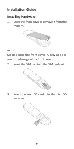 Preview for 18 page of Zte MF195E Quick Start Manual