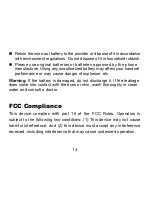 Preview for 14 page of Zte U F110 User Manual