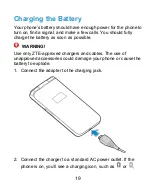 Preview for 19 page of Zte Z353VL User Manual