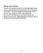 Preview for 3 page of Zte Z933 User Manual