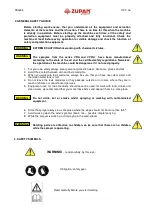 Preview for 4 page of ZUPAN ZM 400 VCRA Operator'S Manual