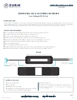 Zurik EMLV LED Driver 300W User Manual preview