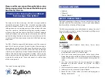 Preview for 2 page of Zyllion ZMA-21 User Manual