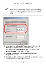 Preview for 14 page of ZyXEL Communications ES-315-F - QUICK GUIDE V3.70 Quick Start Manual