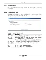 Preview for 240 page of ZyXEL Communications UAG2100 User Manual