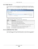 Preview for 428 page of ZyXEL Communications UAG2100 User Manual