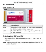 Preview for 8 page of ZyXEL Communications ZYWALL TURBO CARD User Manual