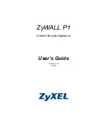 ZyXEL Communications ZyXEL ZyWALL P1 User Manual preview