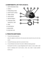 Предварительный просмотр 8 страницы 0RION OVC 041A User Manual