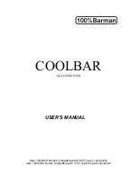 Предварительный просмотр 1 страницы 100%Chef CoolBar User Manual