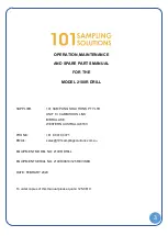 Preview for 3 page of 101 Sampling Solutions 2100R Operation & Maintenance Manual