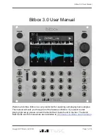 Preview for 1 page of 1010music Bitbox 3.0 User Manual