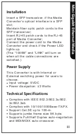 Предварительный просмотр 4 страницы 10Gtek G0101-MSFP Series Product Manual