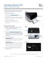 Предварительный просмотр 3 страницы 10x Genomics Chromium X Series Quick Reference Card