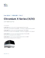 10x Genomics Chromium X Series User Manual предпросмотр