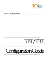 Preview for 1 page of 10ZiG Technology Limited RBT Series Configuration Manual