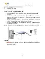 Preview for 8 page of 10ZiG Zignature Pad-1410 Quick Start Manual