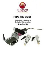 111 ABRASIVES AUSTRALIA PIPE-FIX DUO Operating Instructions/Spare Parts List preview