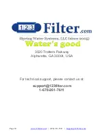 Preview for 31 page of 123Filter iSpring Reverse Osmosis Water Filtration Installation Instructions & Owner'S Manual