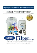 123Filter iSpring Installation Instruction preview