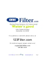 Предварительный просмотр 9 страницы 123Filter iSpring Owner'S Manual