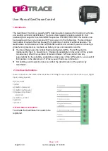 12trace GeoChaser Control User Manual preview
