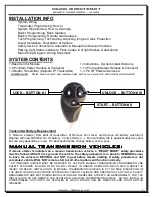 Предварительный просмотр 2 страницы 12Volt DirectStart CS423 Installation Manual