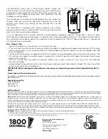 Preview for 2 page of 1800doorbell DA50L-A User Manual