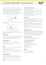 Предварительный просмотр 2 страницы 1Control Solo Evo Technical Sheet