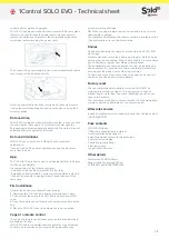 Предварительный просмотр 4 страницы 1Control Solo Evo Technical Sheet