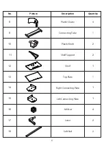 Preview for 2 page of 1home Furniture MWS-001BK Assembly Instructions Manual