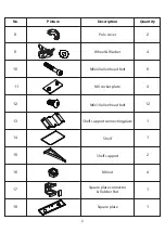 Предварительный просмотр 2 страницы 1home Furniture TC-001B Assembly Instructions Manual