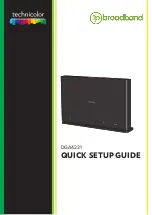 1PBROADBAND technicolor DGA4231 Quick Setup Manual preview