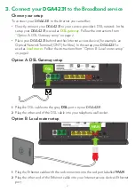 Предварительный просмотр 3 страницы 1PBROADBAND technicolor DGA4231 Quick Setup Manual