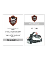 Предварительный просмотр 1 страницы 1TAC HL1200 User Manual