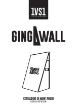 1VS1 GING WALL Assembly Instructions Manual предпросмотр