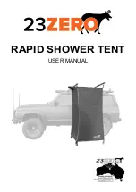 23zero RAPID SHOWER TENT User Manual preview