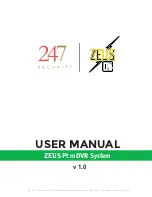 Preview for 1 page of 247Security ZEUS Pt User Manual