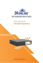 24online HIA 200iX Appliance Quick Start Manual предпросмотр