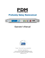 25-Seven PDM Operator'S Manual preview