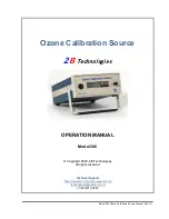 Предварительный просмотр 1 страницы 2B Technologies 306 Operation Manual