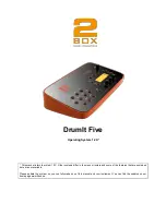 2Box DrumIt Five User Manual preview