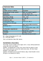 Предварительный просмотр 4 страницы 2E mechatronic 6220312 Instruction Manual